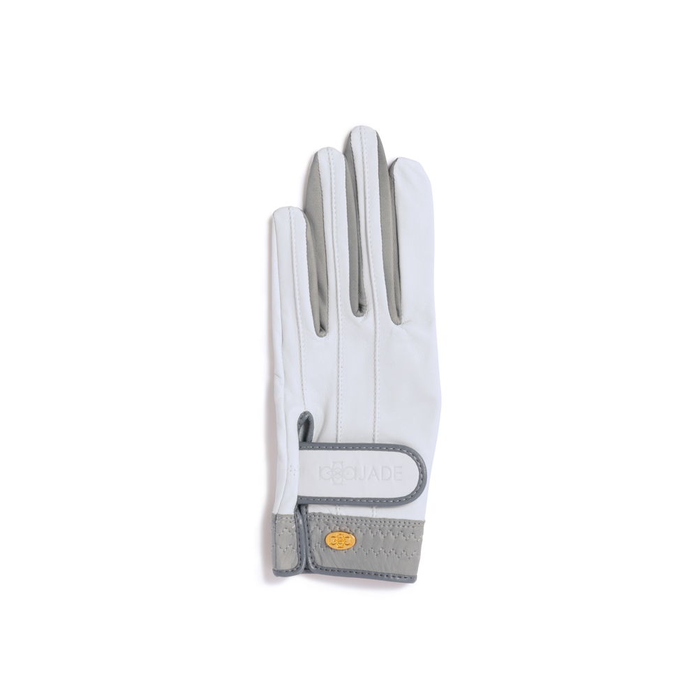 Elegant Golf Glove【左手】white-grey