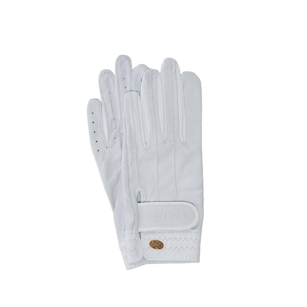 Elegant Golf Glove【両手】white | aJADE Golf & Fashion